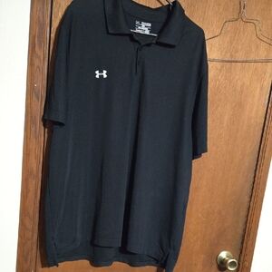 Under Armour Men's Polo Shirt in Black